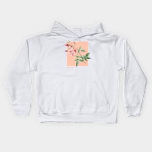 Motivational quotes: vintage floral design Kids Hoodie